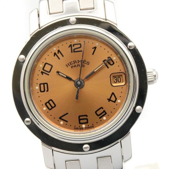 Hermès Clipper Watch, Stainless Steel, Women's, Pink, CL4.210 - Picture 3 of 16